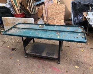 Work Table with Wheels