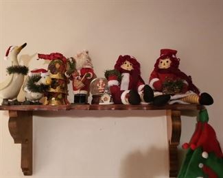 More Christmas; wall shelf