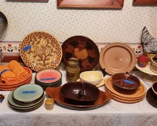 Pie plates, casseroles, dinner and salad plates