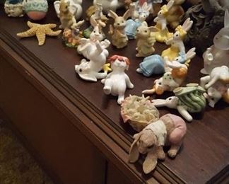 Bunny collection and cedar chest