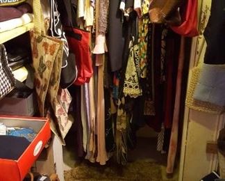 Lots of ladies clothing, shoes, handbags