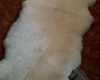 Sheep skin rug