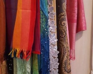 Lots of scarves