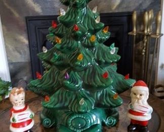 Vintage ceramic Christmas tree