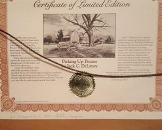Certificate of Limited Edition