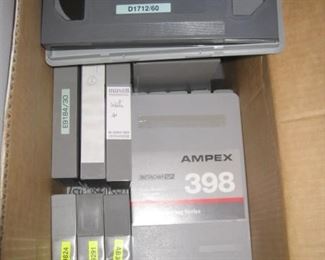 2 boxes of Betacam beta video cassette tapes