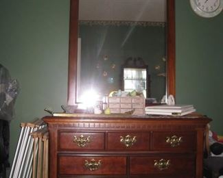 Small dresser with mirror