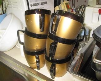 Vintage thermal coffee mugs