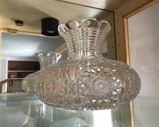 American Brilliant Period Cut glass