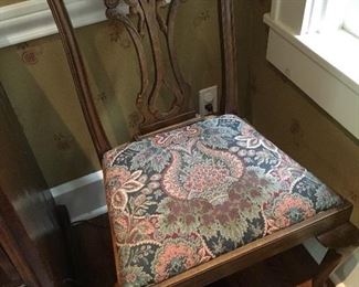 Chippendale reproduction side chair, 1 of 8