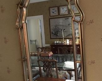 LaBarge Keyhole mirror measures 43" tall and 26" wide approx.
