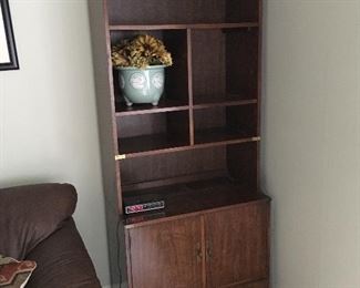 Drexel Campaign style wall unit, 1 of 2
