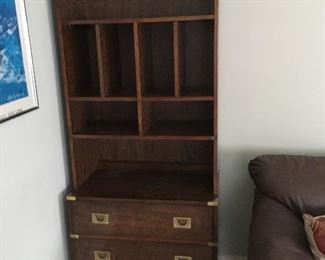 Drexel Campaign style wall unit, 2 of 2