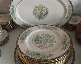 Lenox "Mystic" dinner plates, platters, bread and butters, etc