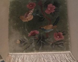 Chinese silk Telephone mat