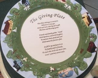 1 of 2 available "Giving Plates"