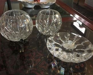 Leaded crystal and art glass