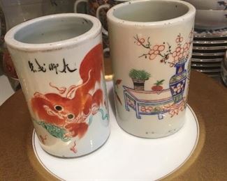 Brush pots, early 20th Century