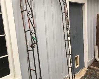 Arbor trellis/ wrought iron