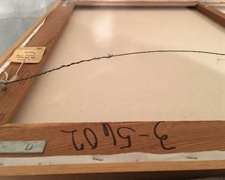 Verso: Ida Kohlmeyer, acrylic on canvas, "Cluster I-78"47 x 34