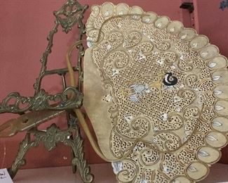 Javanese fan with celluloid handle