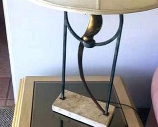 PFL066 End or Side Table & Lamp