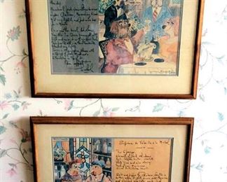 PFL079 Framed Limited Edition Michel's Restaurant Recipes by Guy Buffet