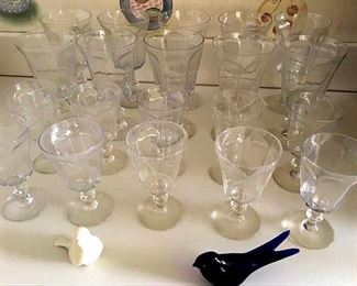PFL141 Lenox Water and Wine Glasses