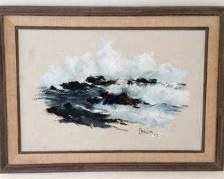 PFL156 Framed Original Painting by Conklin
