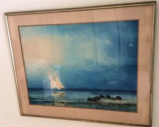 PFL171 Framed & Signed Original Numbered Etching by Kaiko Moti