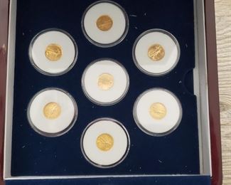 Gold Coins are all 1/10 Oz 999 Pure Gold. Dates are different. I have a total of 28 of these coins to sell