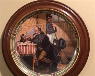 Norman Rockwell prints framed