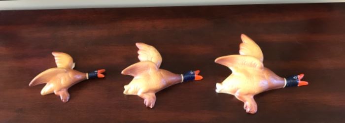 Chalk duck decor