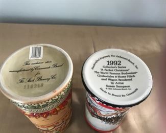 Budweiser Stein, and Stroh’s Stein
