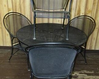 Nice Wrought Iron Patio Set