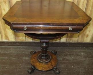 Unique Lamp Table w/Drawer