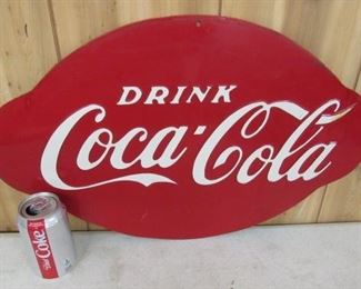 22" Metal Coke Sign
