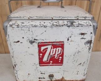 Metal 7up Cooler