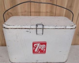 Metal 7up Cooler