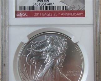 NGC 25th Anniversary 2011 Silver Eagle