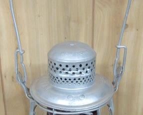 L & N Railroad Lantern w/Red Globe