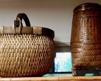 JUST A SAMPLE OF BASKETS--MANY,  MANY, MORE