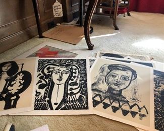 Picasso 1968 Prints, available by the piece
