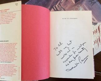 Signed by AUTHOR Mark Lane to ALVIN OSER