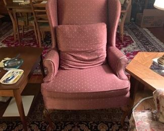Wing back chair - $25