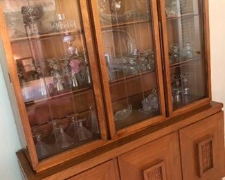 Now...Check This Baby Out...She's A Beautiful MidMod China Cabinet...