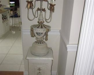 Phyllis Morris Candelabra & Post

