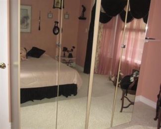 Pair of Mirrored Closets