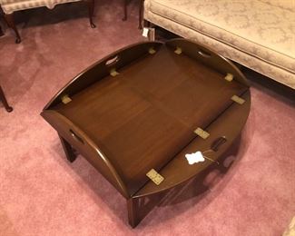 Virginia Gallery, Hinged Butler Cocktail Table, Mint Condition
