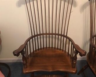 2 Colonial Williamsburg Duckloe Chairs, Pristine Condition